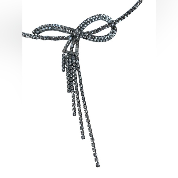 C1946 Crystal Vintage Formal Old Hollywood Collar Necklace Woman’s Jewelry - Picture 2 of 11